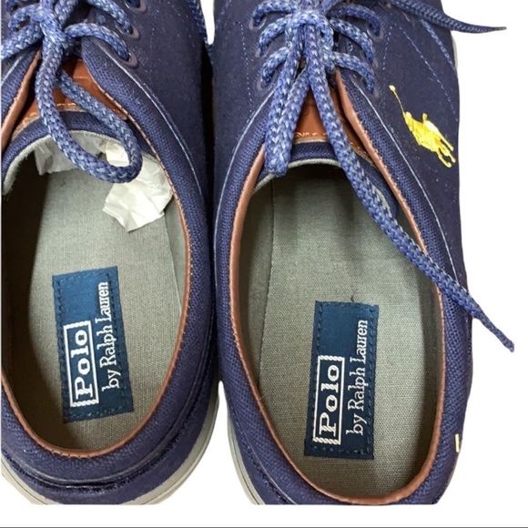 Sz13 Faxon Ralph Lauren Polo Navy Blue Shoes - Picture 7 of 7